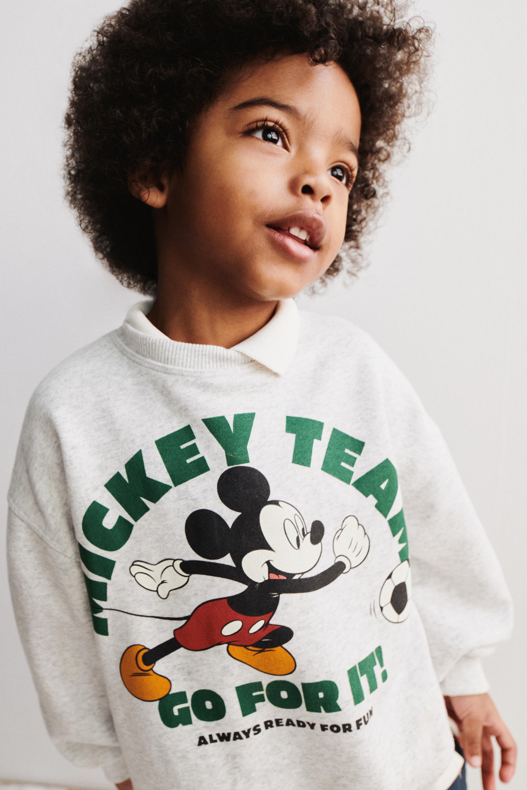 MICKEY MOUSE © DISNEY SWEATSHIRT - Grey marl | ZARA Turkey
