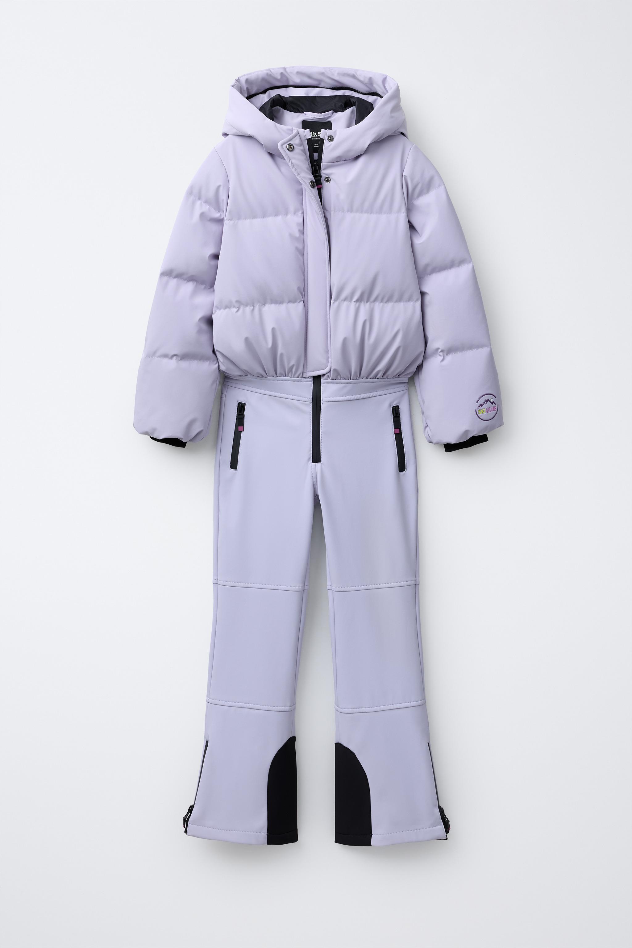 DETACHABLE HOODIE DOWN JACKET JUMPSUIT 80% DOWN AND 20% FEATHER