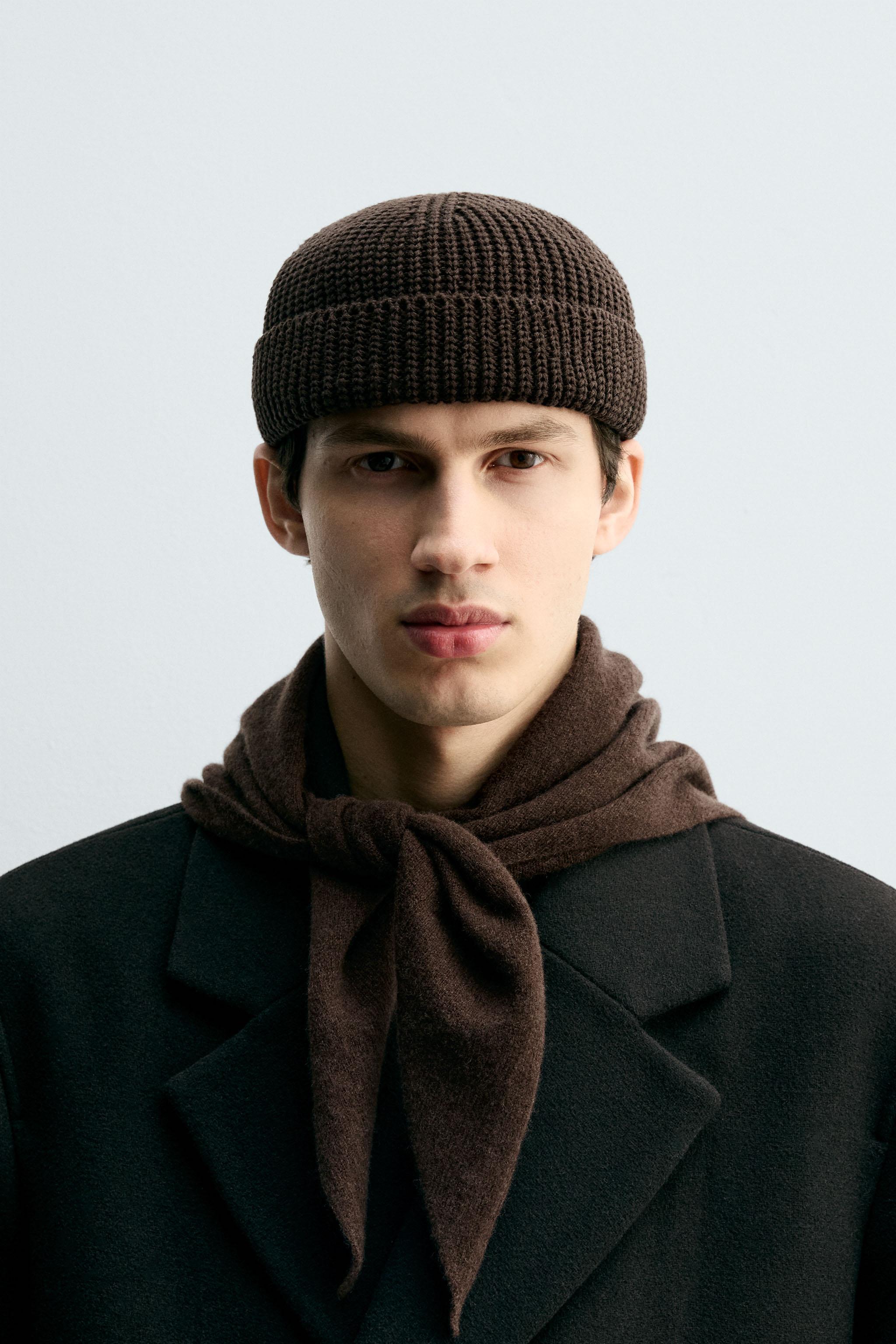 ショートニットビーニー帽 - チョコレート | ZARA Japan / 日本