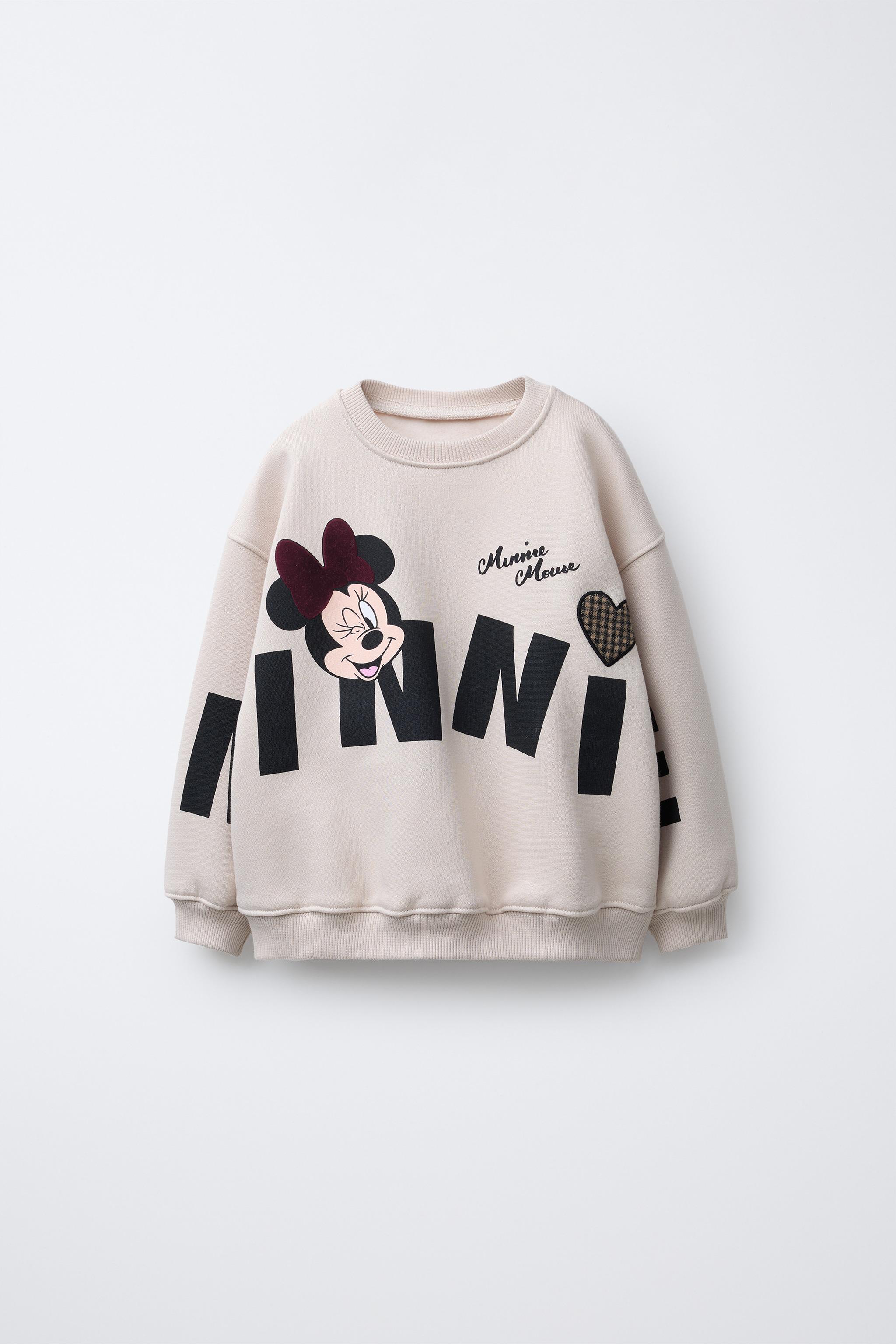 ミニーマウス©ディズニー スウェットシャツ - ストーン | ZARA Japan