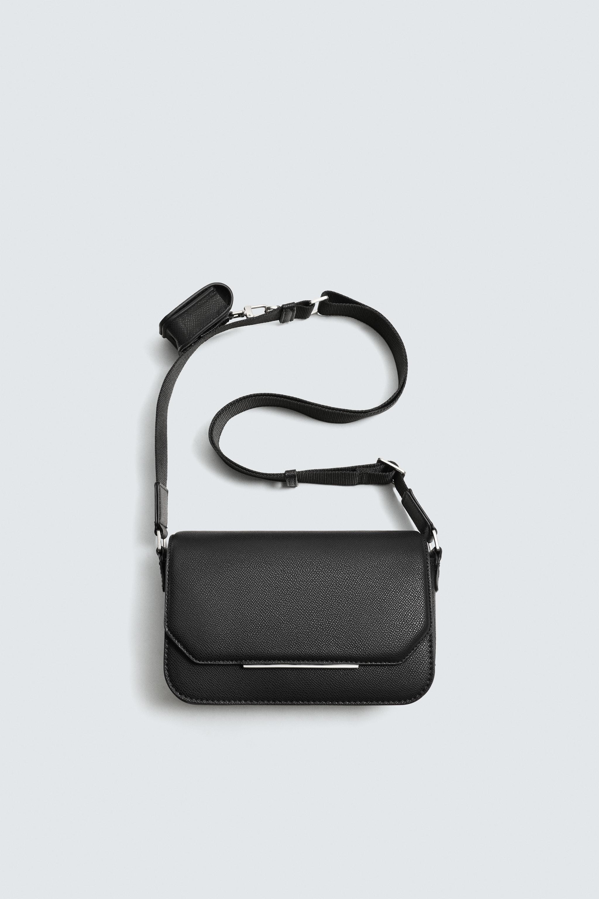 テクスチャードクロスボディバッグ - ブラック | ZARA Japan / 日本