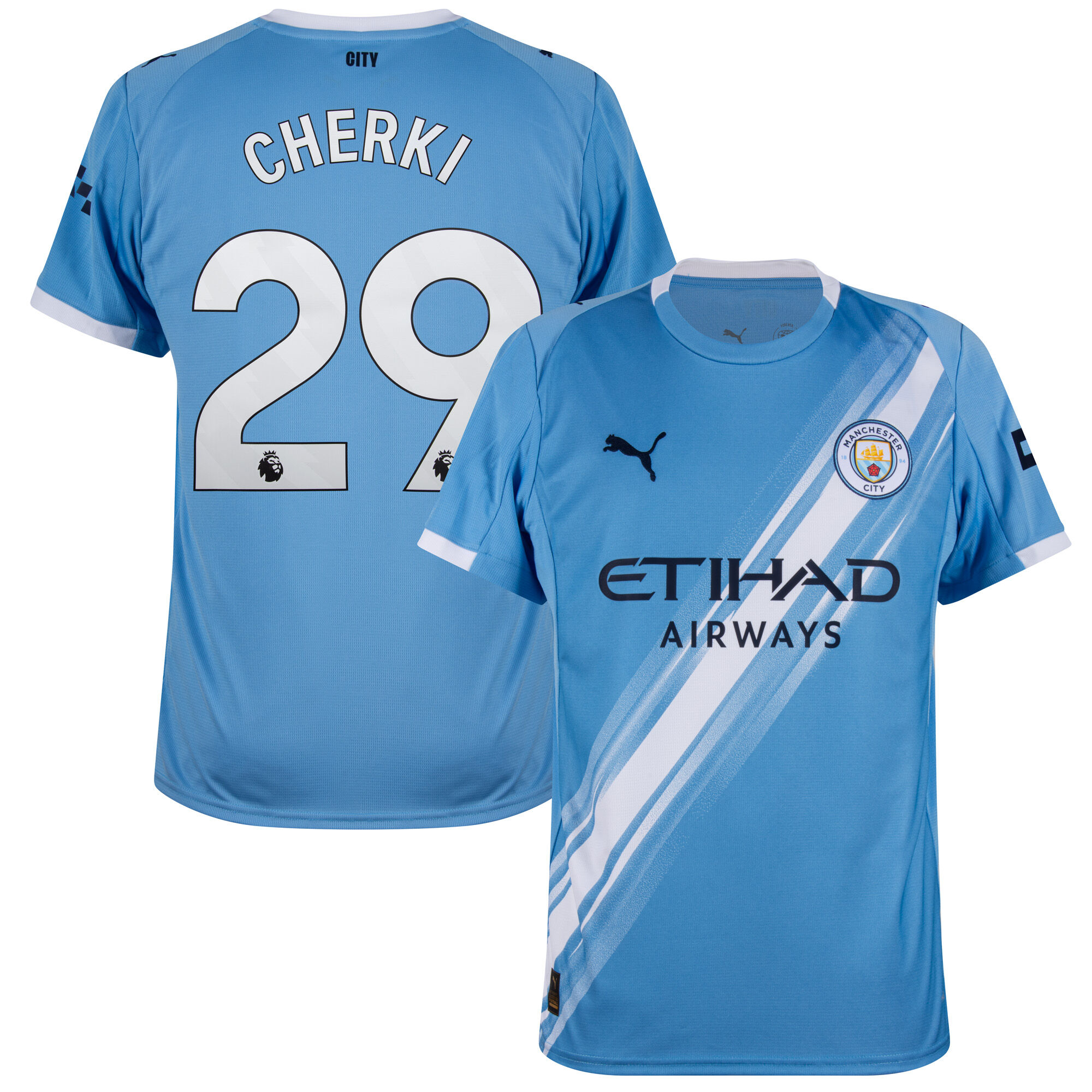 Puma Man City Home Cherki 29 Jersey 2025-2026 (Premier League)