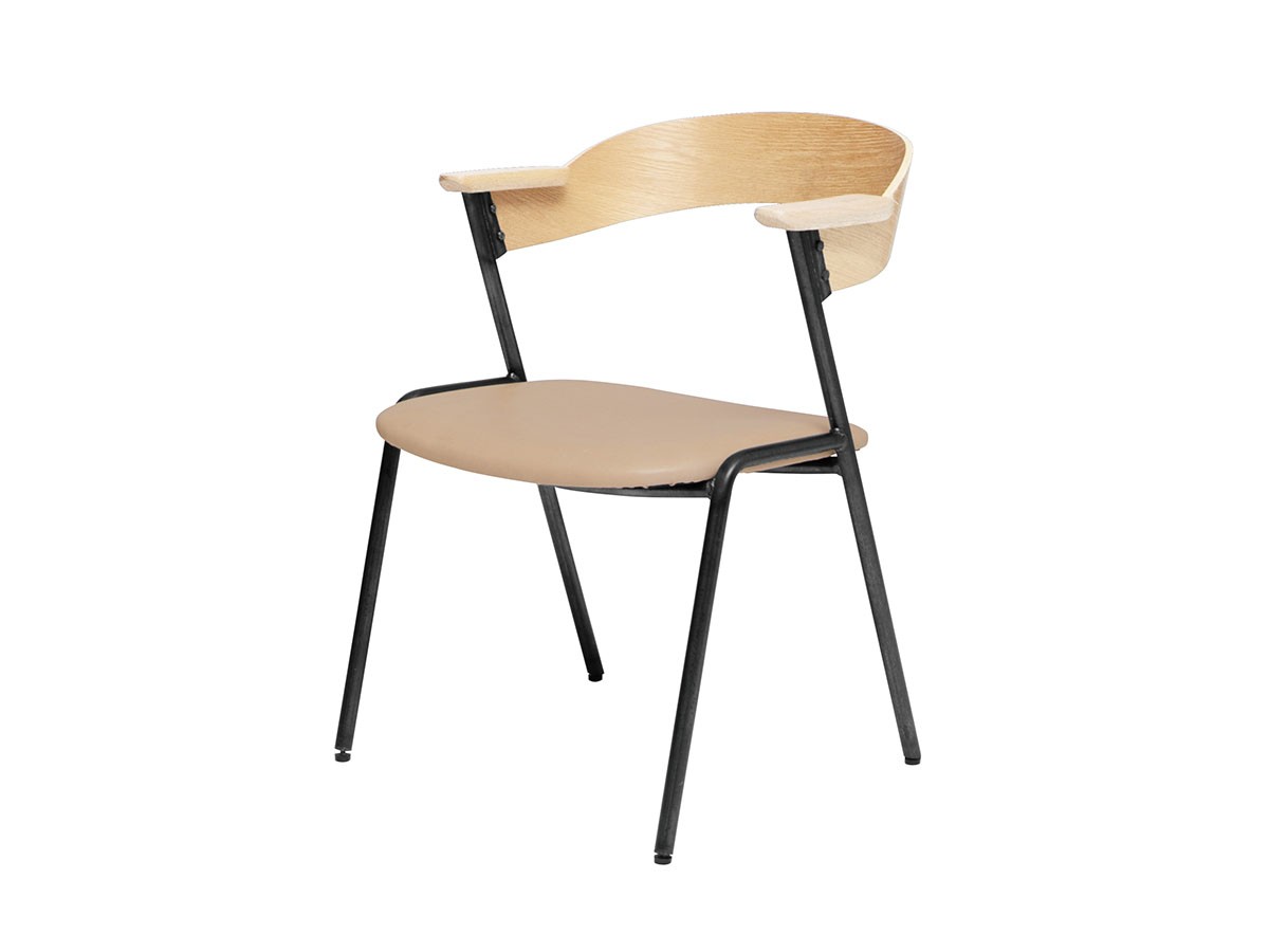 a.depeche danis short arm chair PU / アデペシュ ダニス ショート