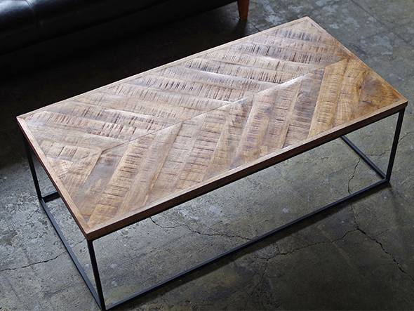 LIFE FURNITURE HERRINGBONE TABLE / ライフファニチャー ヘリンボーン