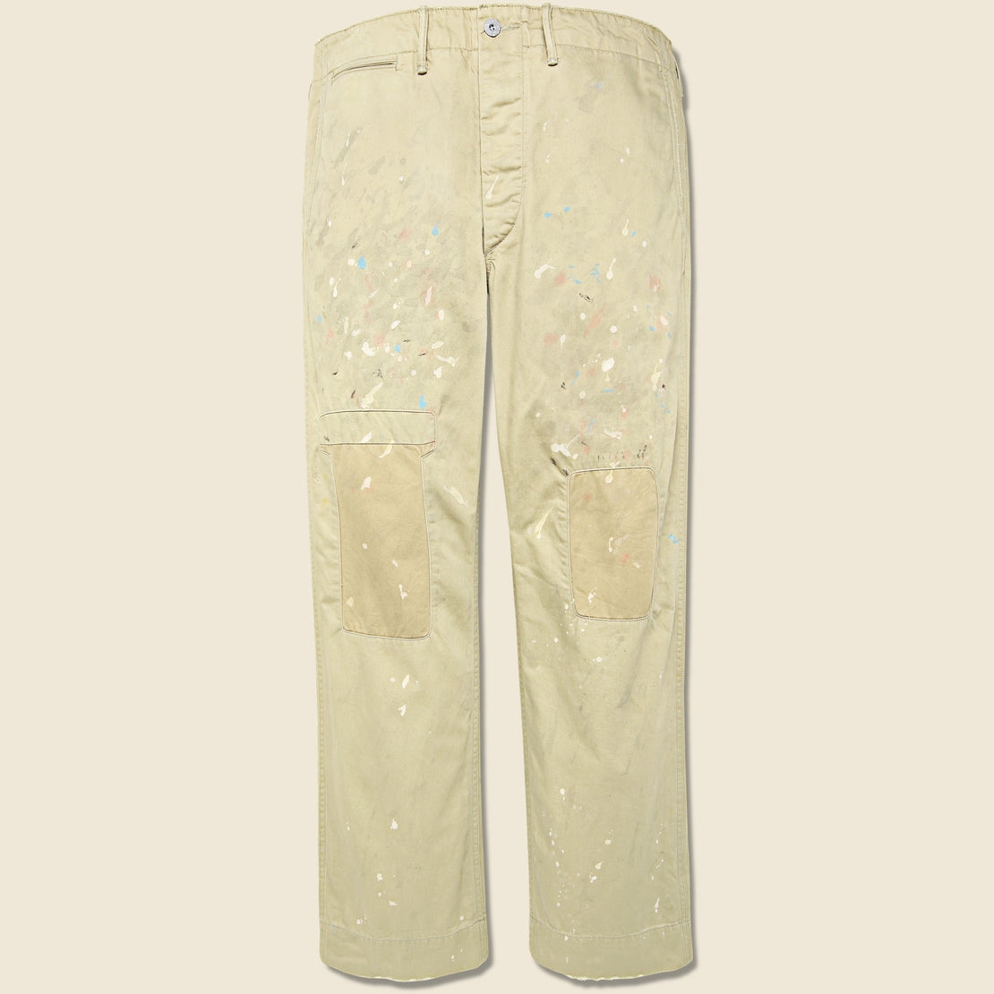 Distressed Cotton Field Chino - Vintage Khaki