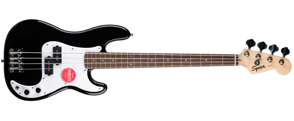 SQUIER MINI P-BASS BLACK | Stang Guitars