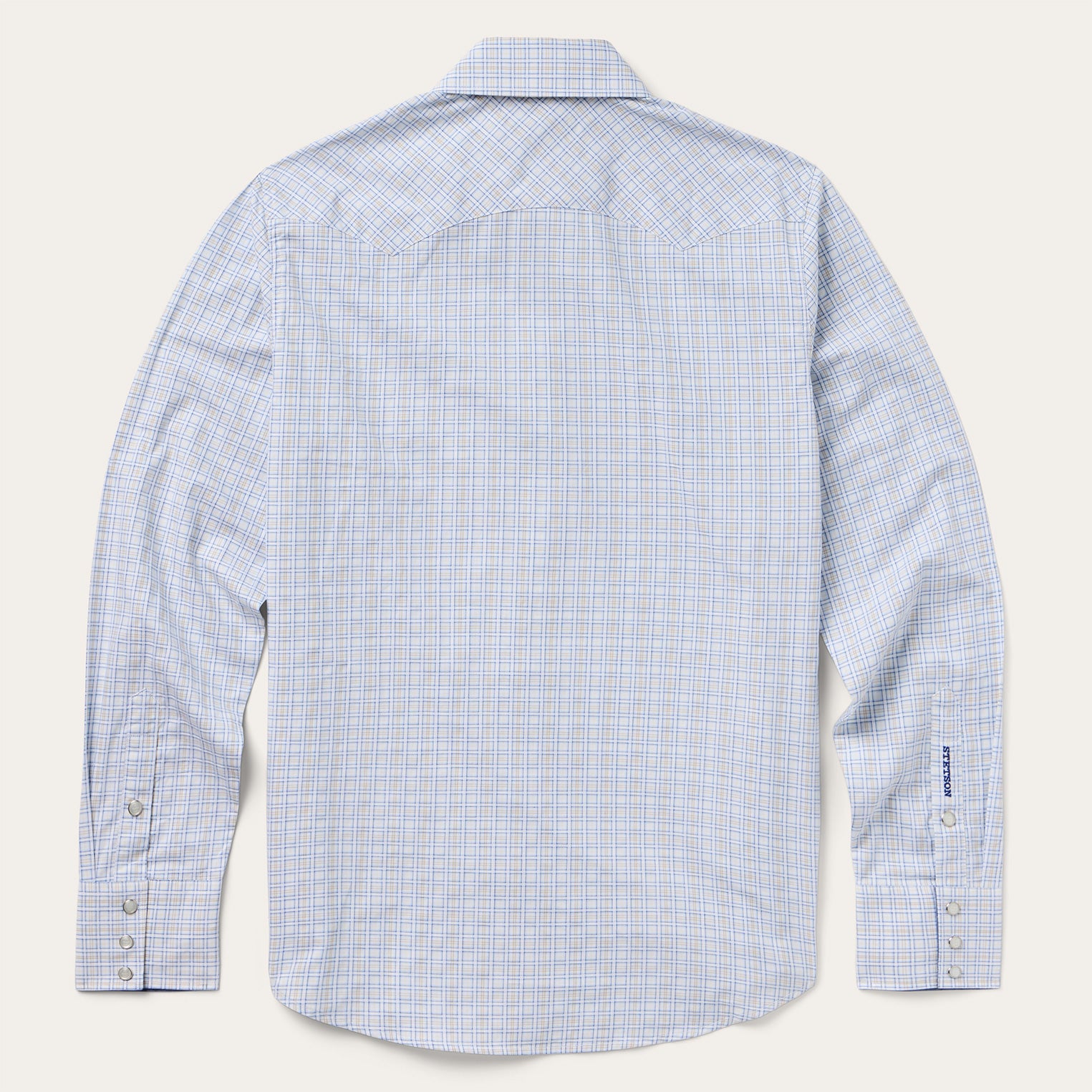 Ombre Plaid Check Western Shirt | Stetson