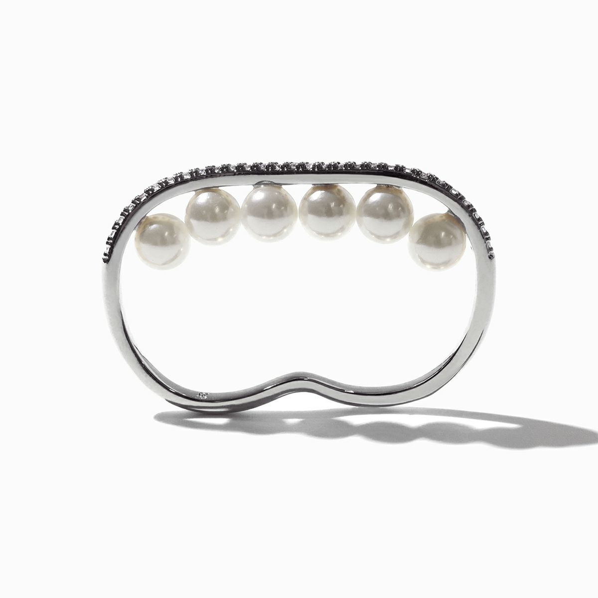 ビジューラインパールフィンガーリング(シルバー) | STELLAR HOLLYWOOD