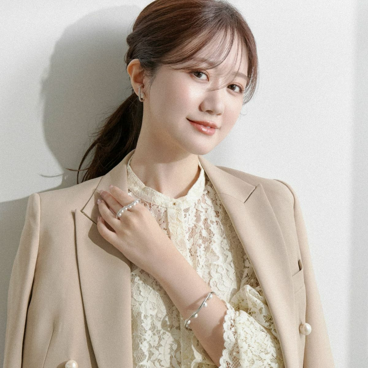 ビジューラインパールフィンガーリング(シルバー) | STELLAR HOLLYWOOD