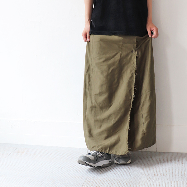 Needles (ニードルズ) Wrap Skirt – T/C Back Sateen (ラップスカート