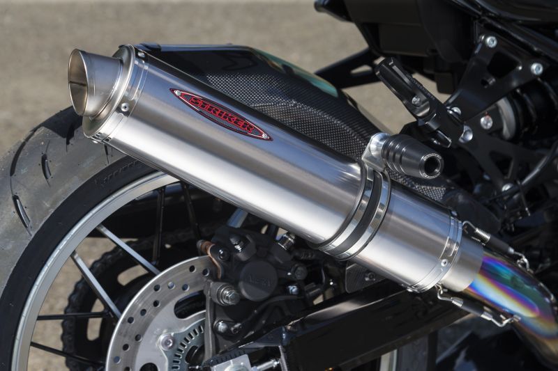 STRIKER STREET CONCEPT チタンフルエキゾースト 4-1 STD JMCA 真円