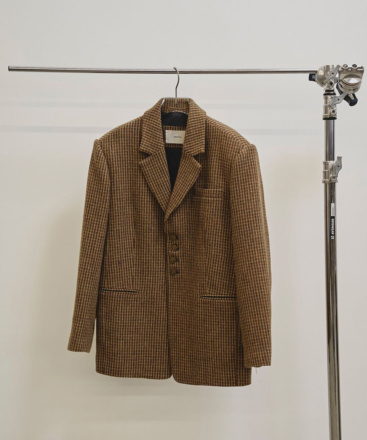 Wool100% Check Jacket(36 CAMEL): TODAYFUL: WOMENS｜ STUDIOUS