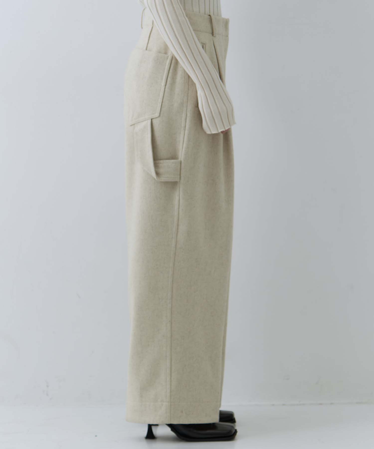 別注】Wool Painter Pants(36 ECRU): TODAYFUL: WOMENS｜ STUDIOUS