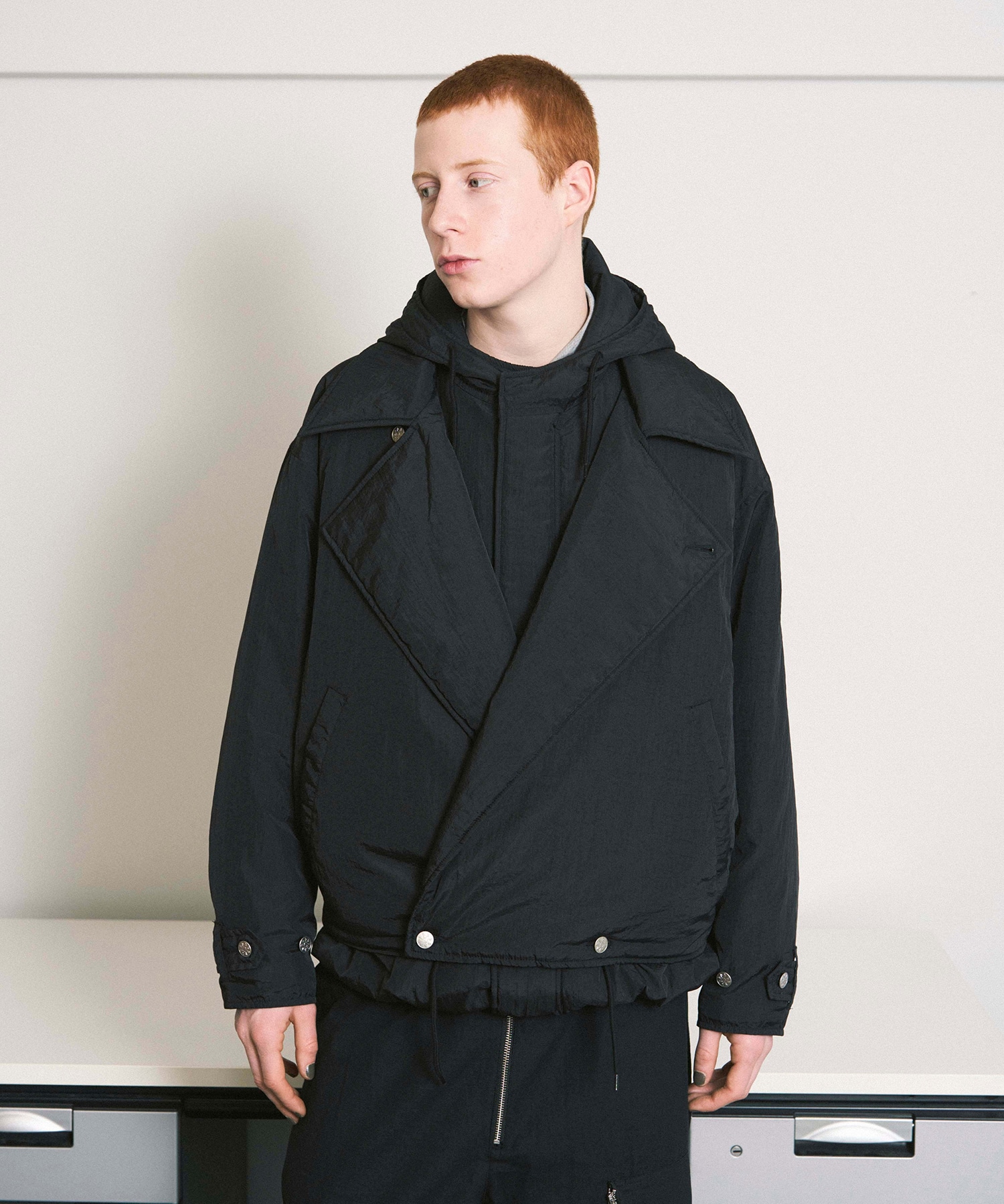 DOUBLE CUSHY HOODED JACKET｜PHINGERIN