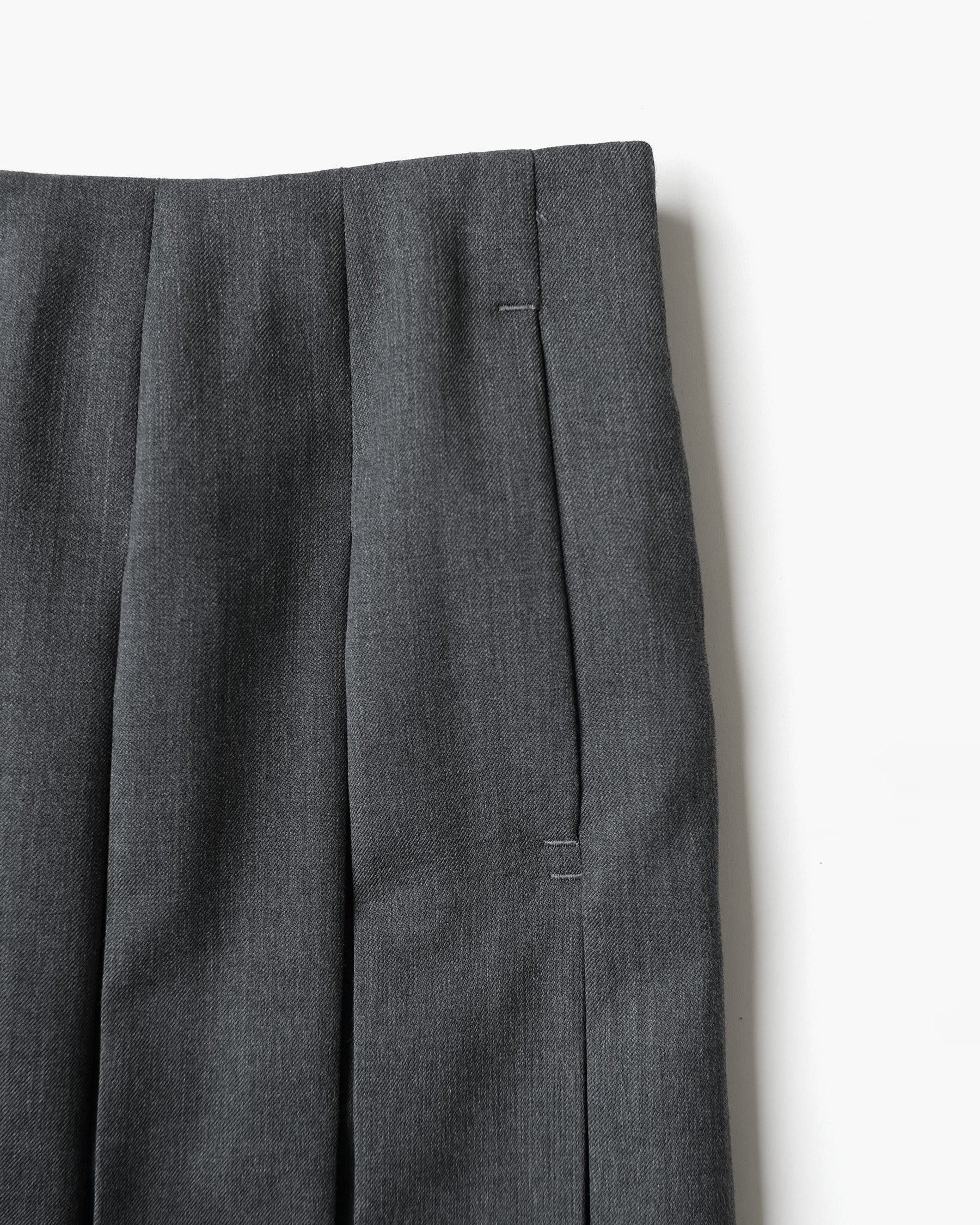 404 Original | PLEATED SKIRT - GRAY – studiolab404.com