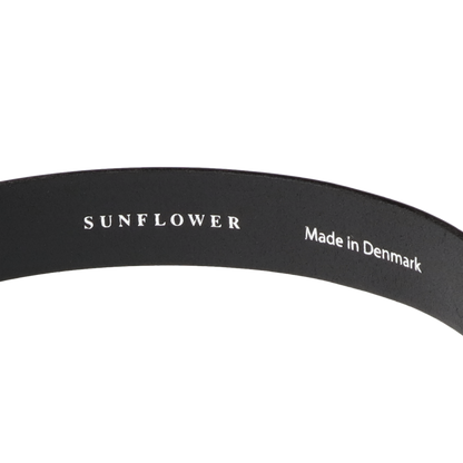 SUNFLOWER - TIP END BELT 3,5CM BLACK – STUDY SHOWROOM STORE