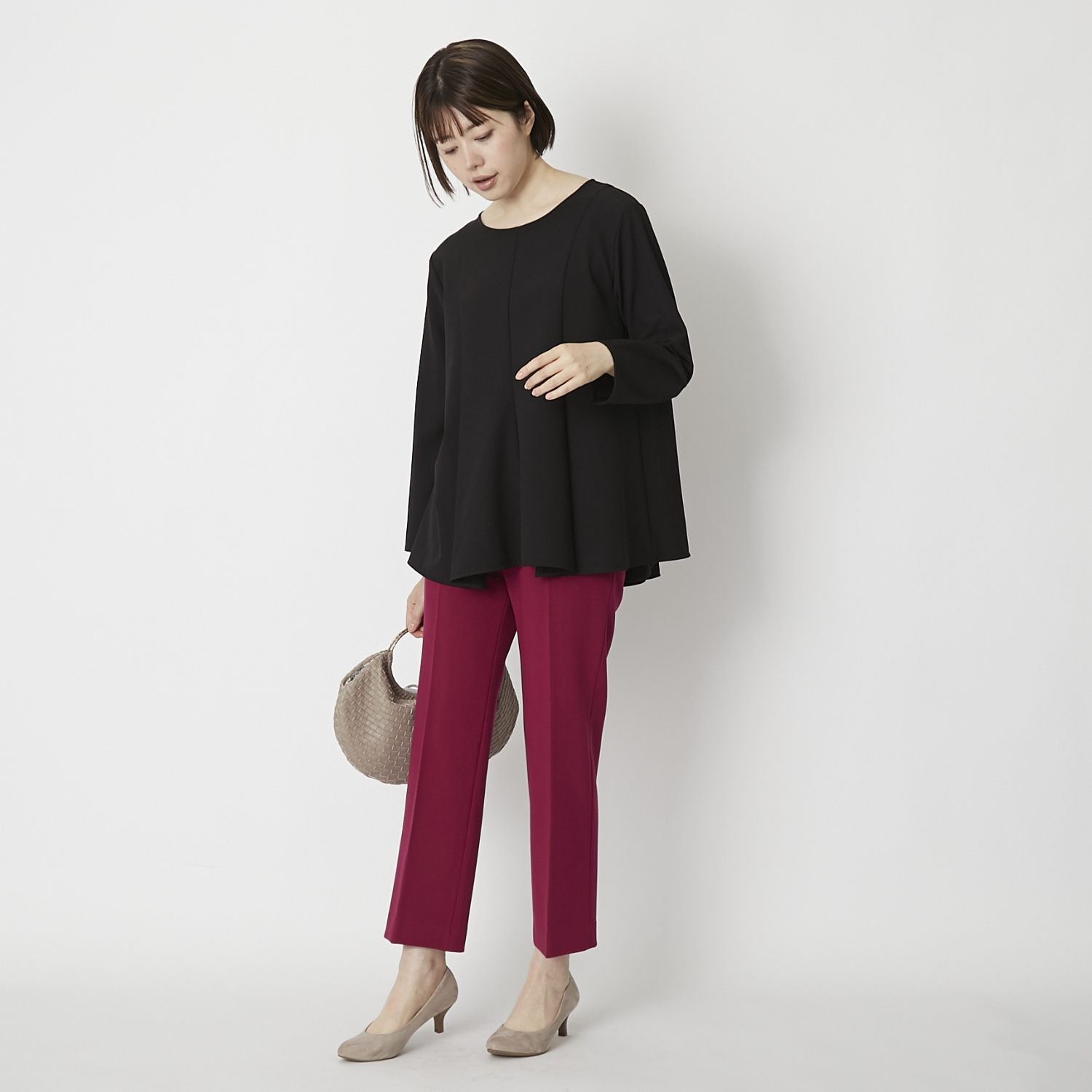 STELLA CIFFON/ウォッシャブルポリエステルのセットアップ -洗えて劣化