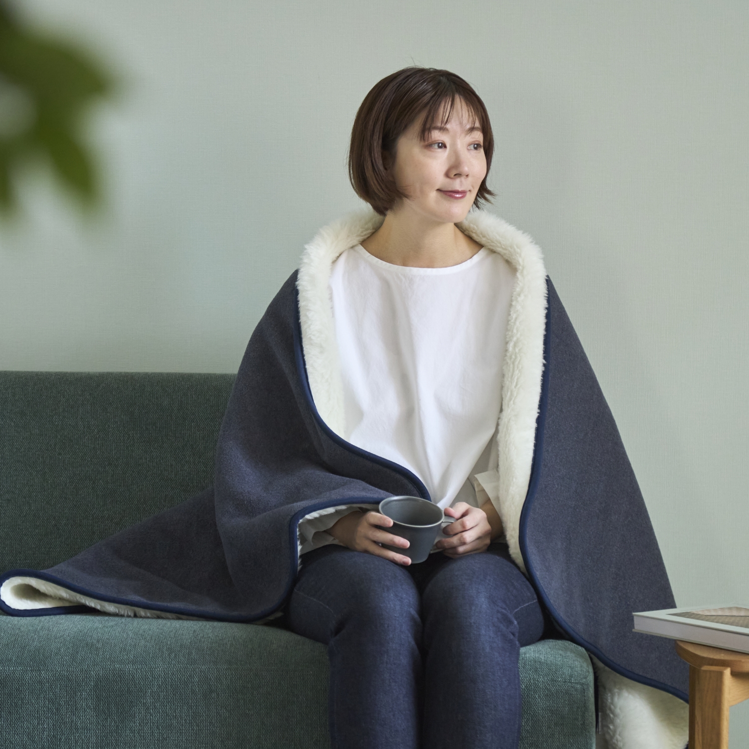 メリノン/マルチブランケット -ふわふわウールで保温性抜群、洗える