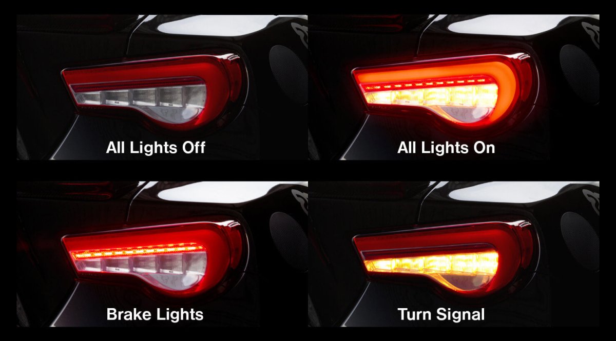 Valenti REVO LED Tail Lights Smoke Lens BRZ FRS 2013-21 — Subimods.com