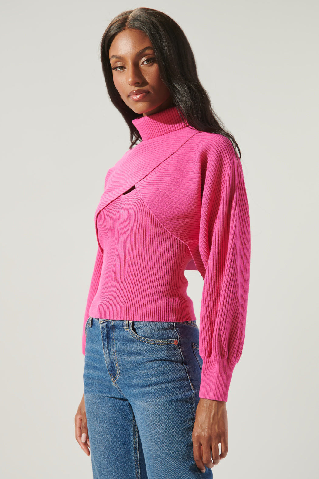 Yoli Joint Turtleneck Shrug Cami Sweater – Sugarlips