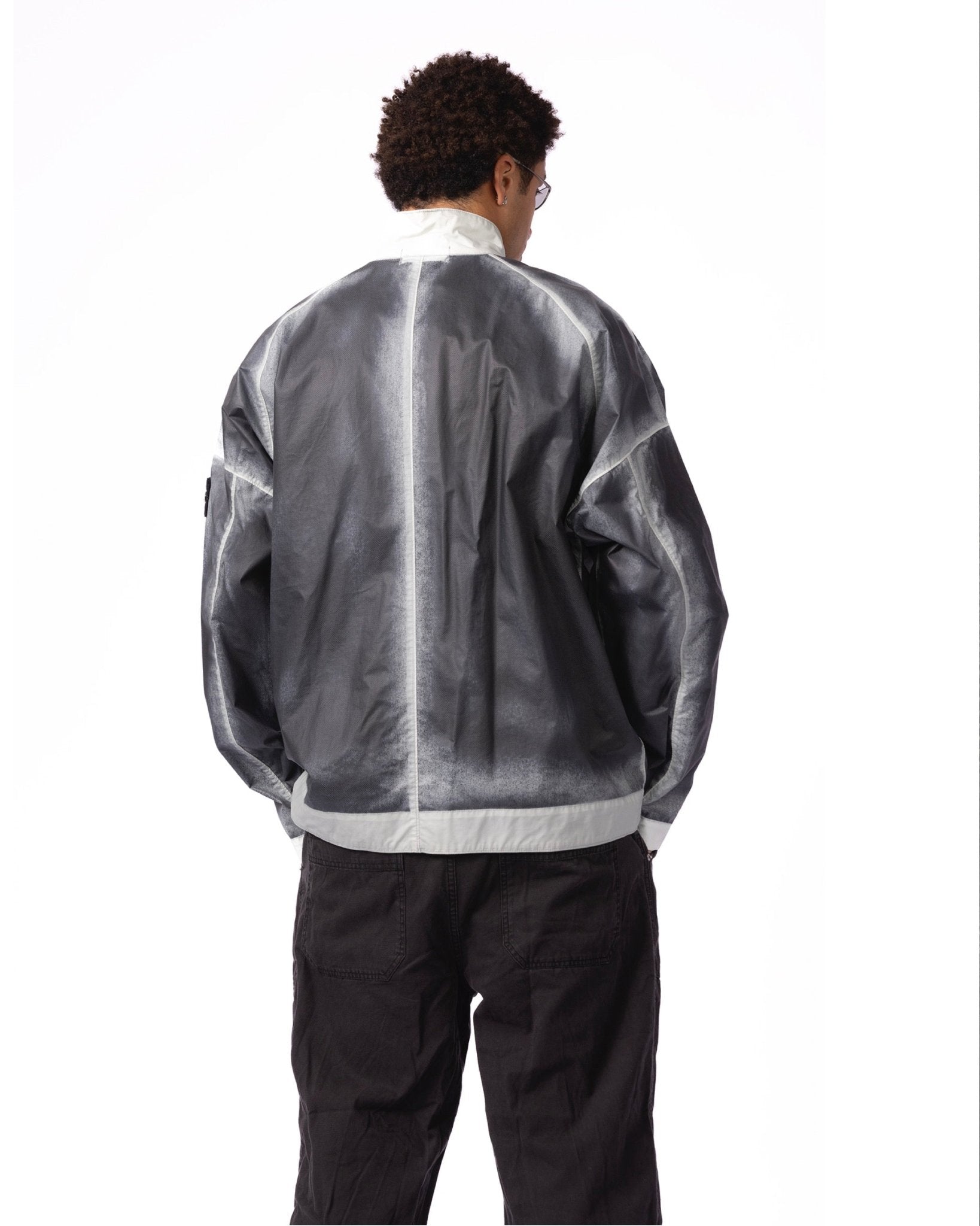Stone Island Gray Mussola Gommata-TC Jacket – SS23 – supergl0rious