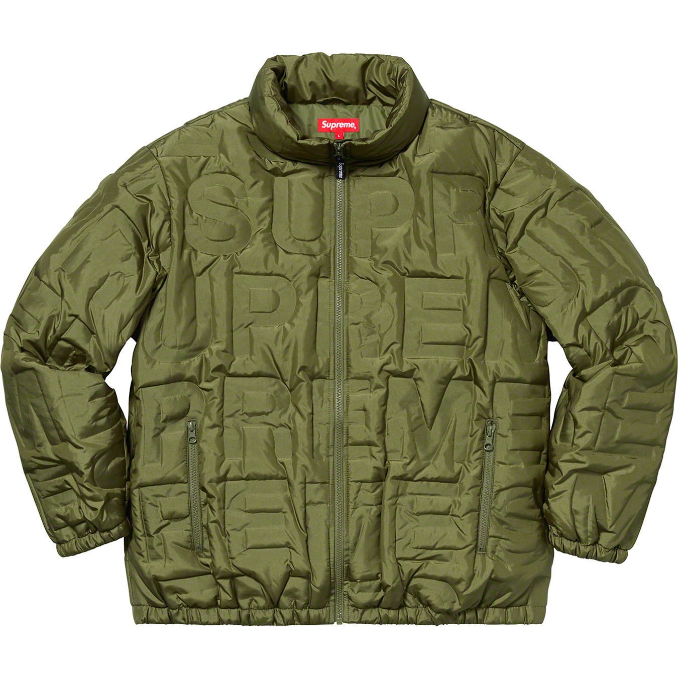 Bonded Logo Puffy Jacket | Supreme 19ss