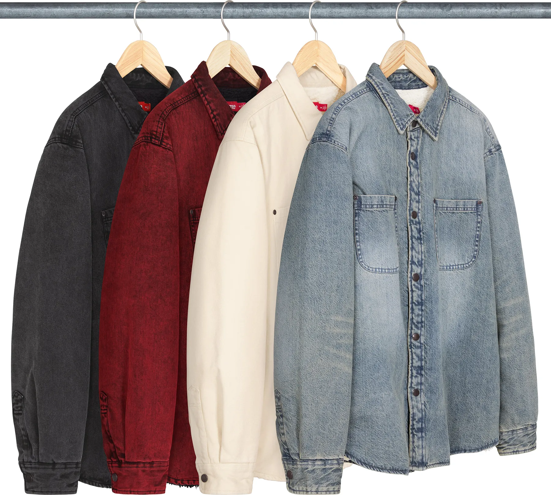 Faux Shearling Lined Work Shirt | Supreme 24fw