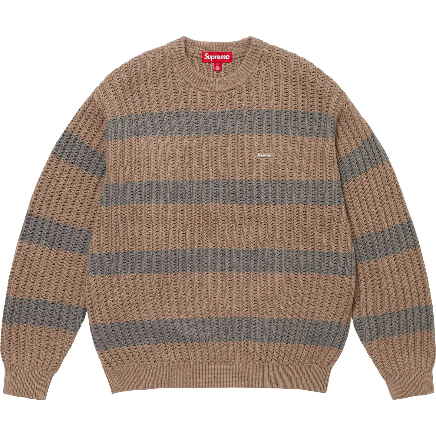 Loose Gauge Stripe Small Box Sweater | Supreme 25ss