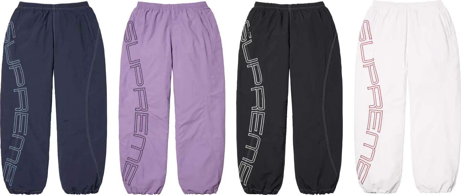 Spellout Embroidered Track Pant | Supreme 25ss
