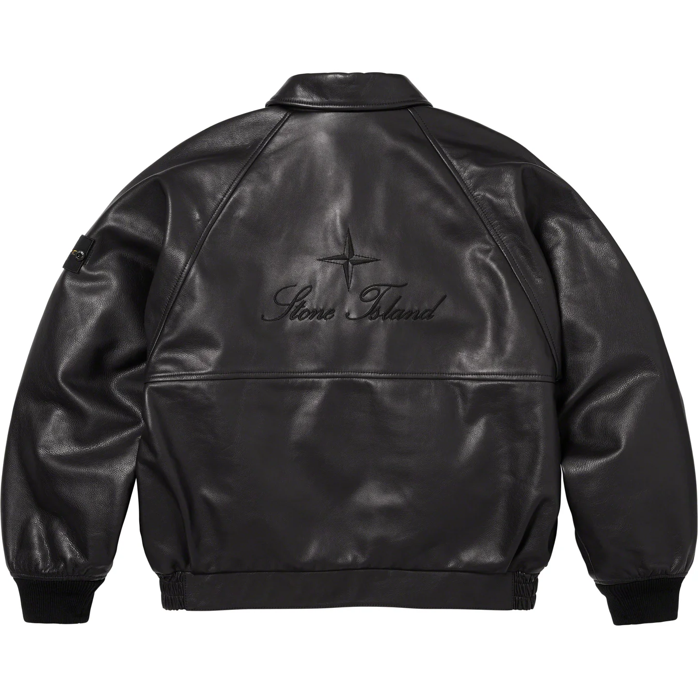 Supreme®/Stone Island® Leather Bomber Jacket | Supreme 23fw