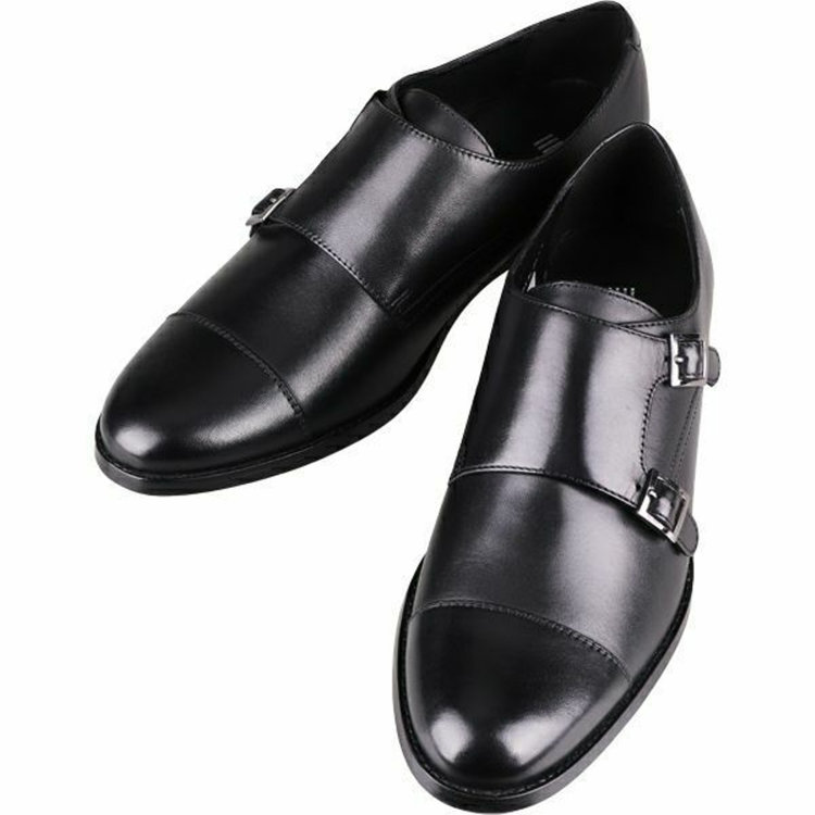 WEB限定/OUTLET】【BL】ダブルモンクストラップ ドレスシューズ