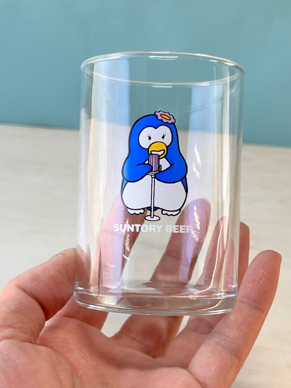 penguins ㍴ ペンギンズバー SUNTORY BEER サントリーノベルティグラス