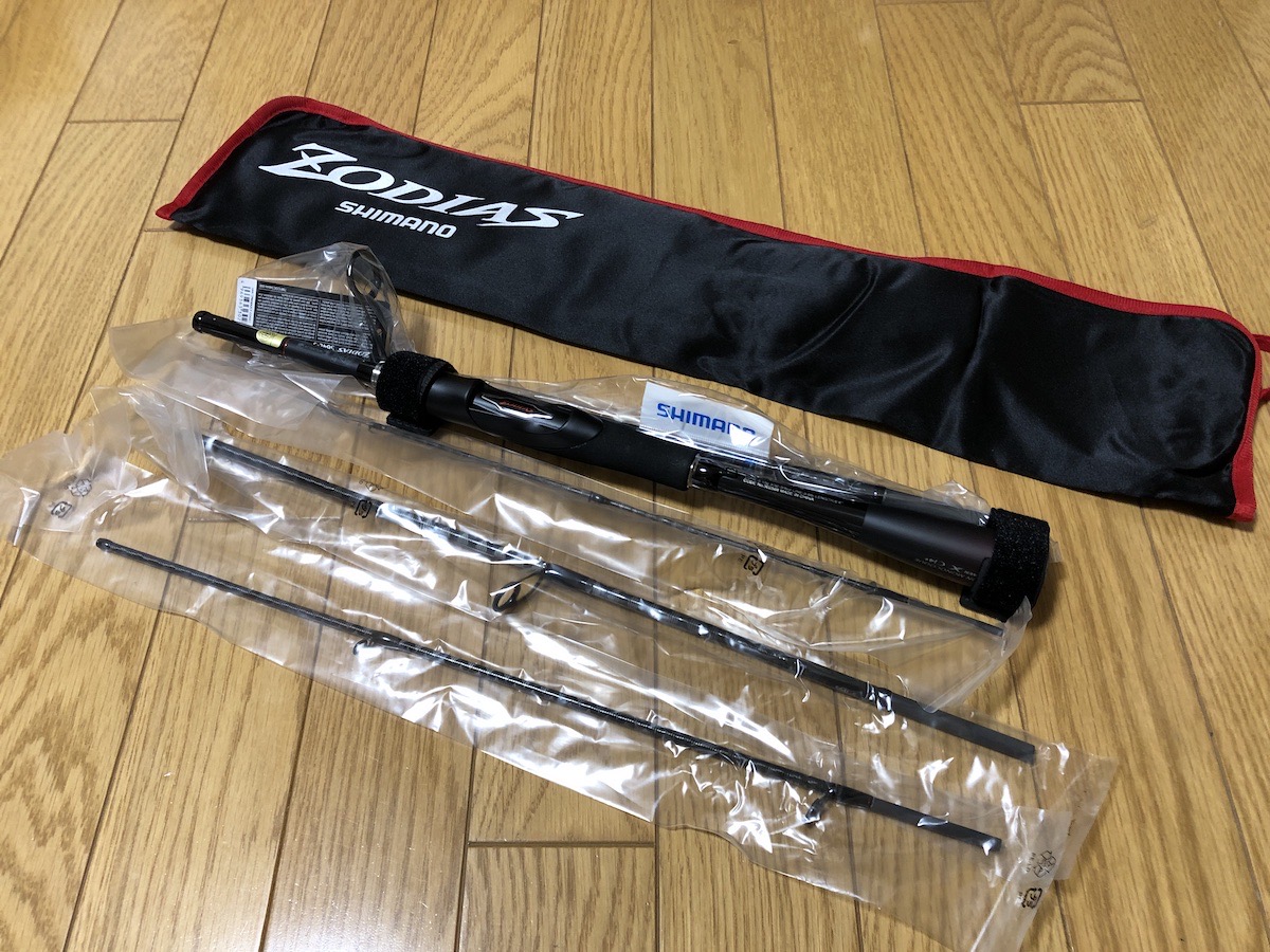 シマノ ゾディアスのスピニングパックロッド（S64L-5）の購入インプレ